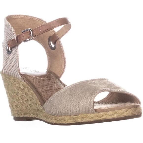 Lucky Brand Kyndra Wedge Espadrille Sandals Sz 10 - Picture 1 of 7